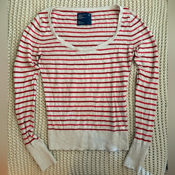 American Eagle Outfitters Striped Top - Picture 1 of 10